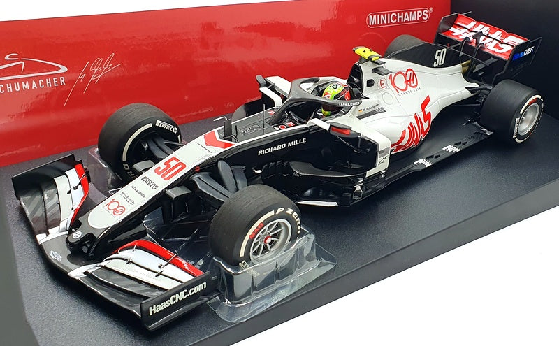 Minichamps 1/18 Scale 110 201750 - HAAS F1 VF-20 FP1 #50 Abu Dhabi GP 2020