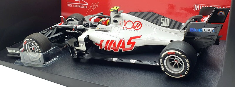 Minichamps 1/18 Scale 110 201750 - HAAS F1 VF-20 FP1 #50 Abu Dhabi GP 2020