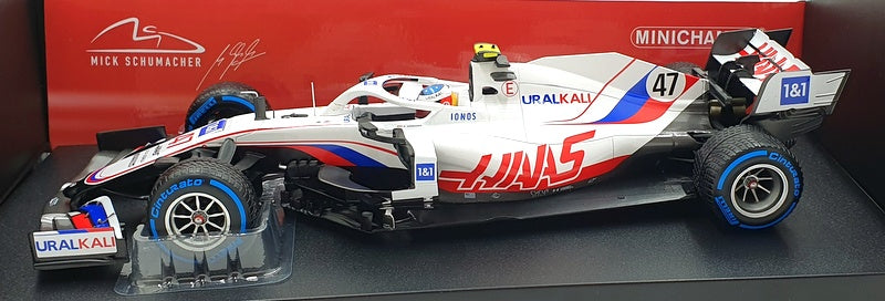 Minichamps 1/18 Scale 110 211347 - HAAS F1 VF-21 #47 Belgian GP 2021 Schumacher