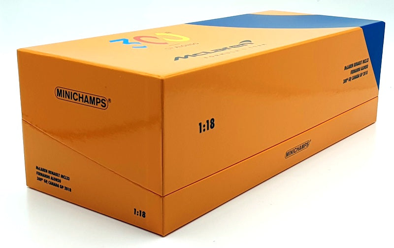 Minichamps 1/18 Scale 533184014 - McLaren Renault MCL33 300th Canadian GP 2018