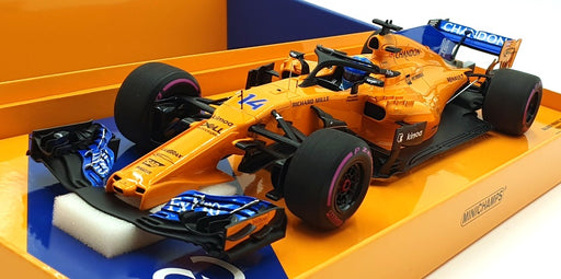 Minichamps 1/18 Scale 533184014 - McLaren Renault MCL33 300th Canadian GP 2018