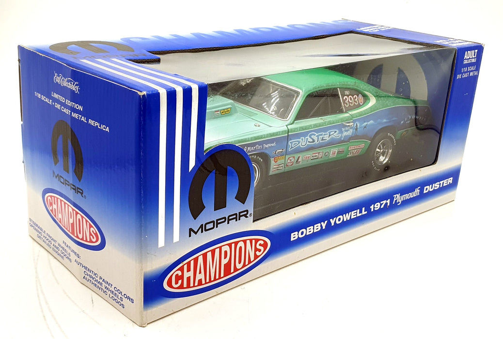 Ertl 1/18 Scale Diecast 29327P - 1971 Plymouth Duster Bobby Yowell #393