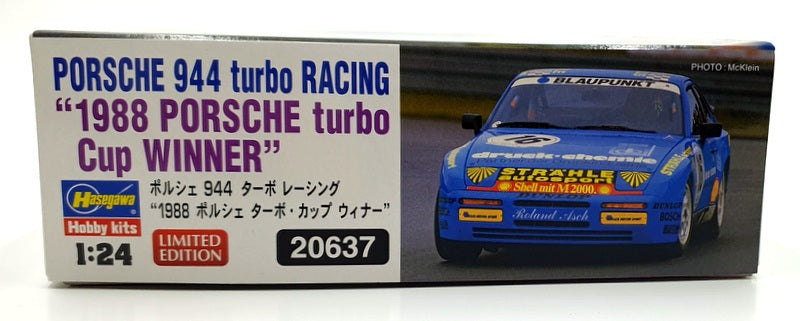 Hasegawa Kits 1/24 Scale 20637 - Porsche 944 Turbo Racing "1988 PT Cup1st"
