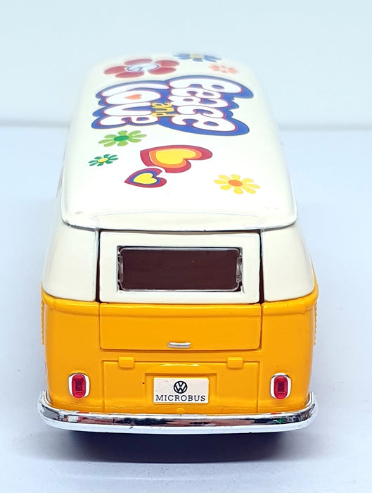 Kinsmart 1/32 Scale Pull Back & Go TY4226 - 1962 Volkswagen Classical Bus Yellow