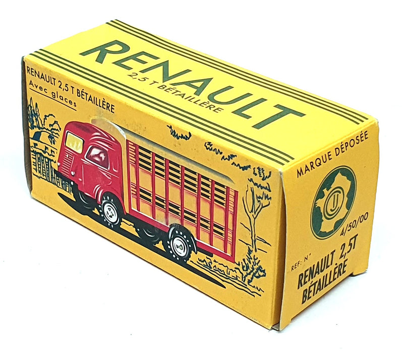 Norev 13cm Long Diecast 4/50/00 - Renault 2.5T Betaillere Truck - Red/Yellow