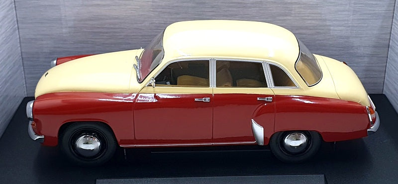 Model Car Group 1/18 Scale MCG18299 - Wartburg 311/312 - Dark Red/Beige