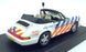 Anson 1/18 Scale Diecast 30309-W - Porsche 911 Carrera 4 Cabriolet - Police