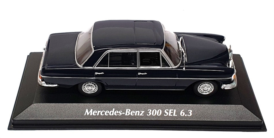 Maxichamps 1/43 Scale 940 039100 - 1968 Mercedes Benz 300 SEL 6.3 (W109) Dk Blue