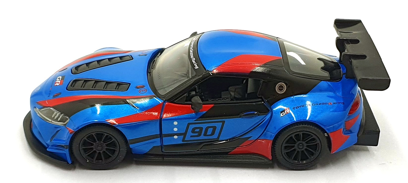 Kinsmart 1/36 Scale Pull Back & Go TY6951 - Toyota GR Supra Racing Concept Blue