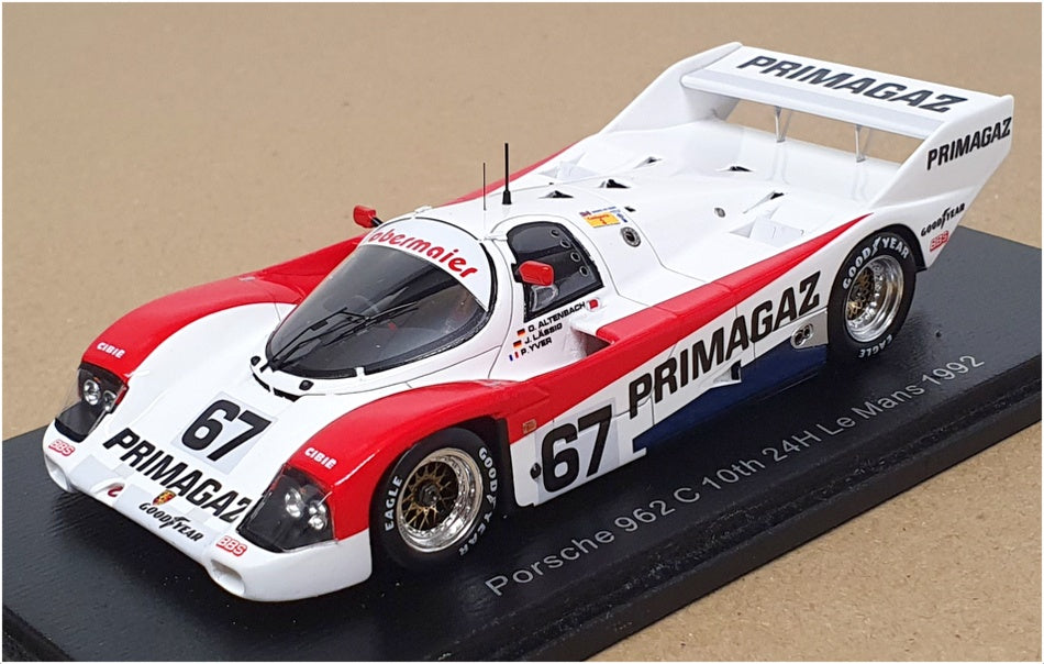 Spark Model 1/43 Scale S9892 - Porsche 962 C 10th #67 24h Le Mans 1992