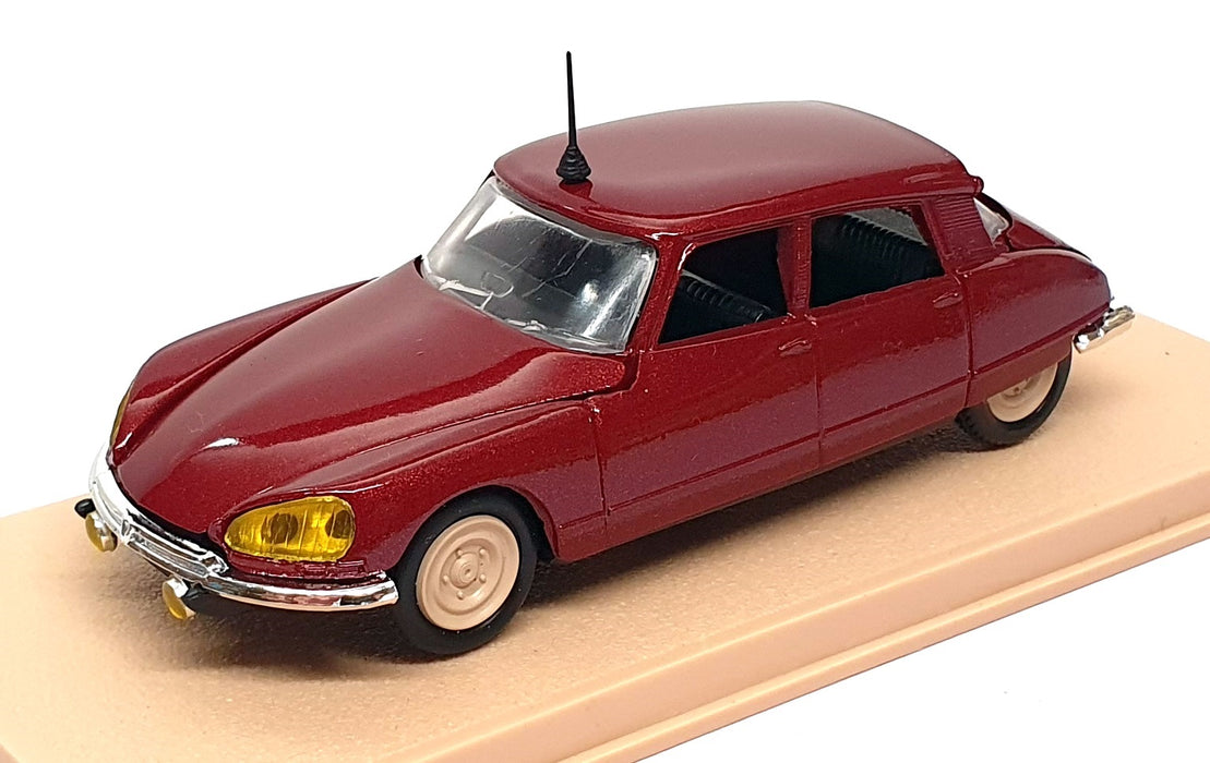 Eligor 1/43 Scale 2003 - Citroen DS 21 #39 Monte Carlo Rally 1972 - Dk. Red