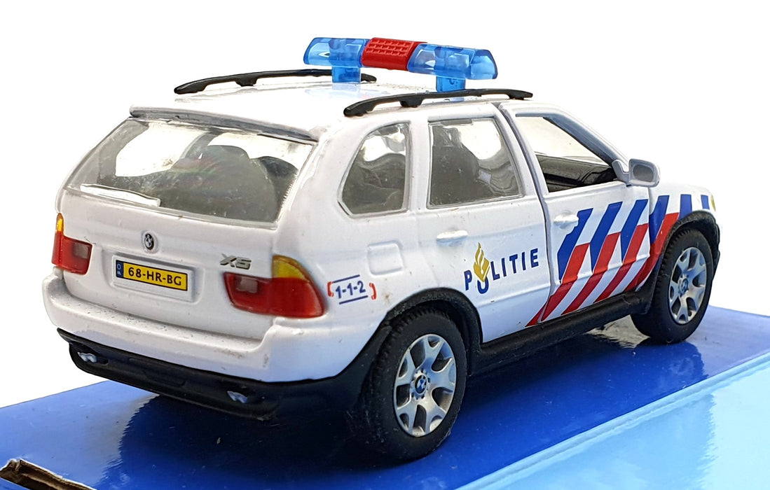 Cararama 1/43 Scale 210226C - BMW X5 Politie Police Car - White