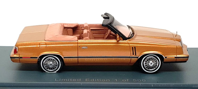Neo American Excellence 1/43 Scale 44998 - Dodge 600 Convertible - Met. Gold