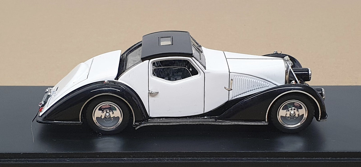 Spark Model 1/43 Scale S2706 - 1934 Voisin C27 Aerosport - White/Black