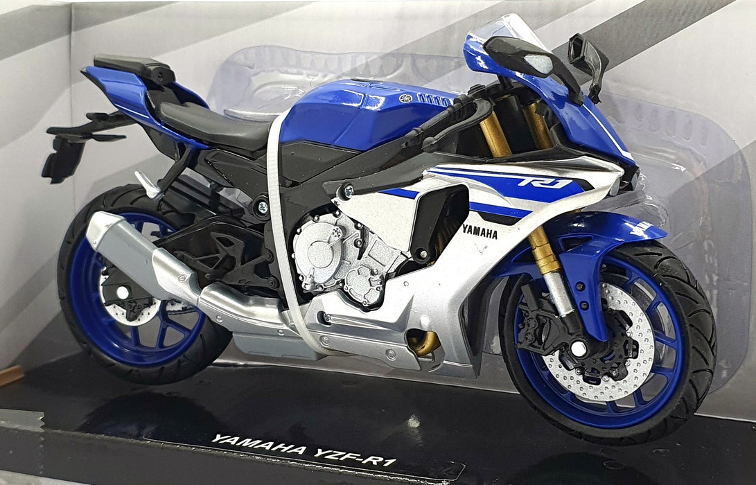 NewRay 1/12 Scale 57803B - Yamaha YZF-R1 Motorbike - Blue
