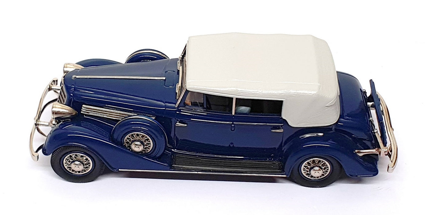 Brooklin Models 1/43 Scale BC008 - 1934 Buick Phaeton Model 98C - Blue/Grey
