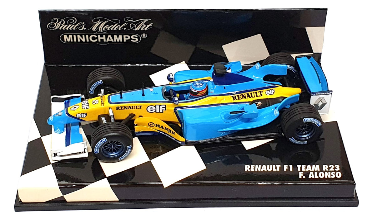 Minichamps 1/43 Scale 400 030008 - F1 Renault R23 F. Alonso