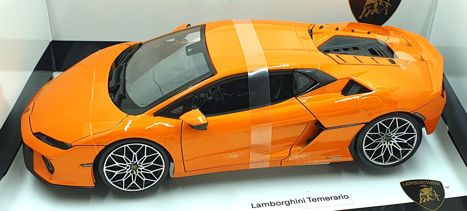 Burago 1/18 Scale Diecast 18-11052 - Lamborghini Temerario - Orange