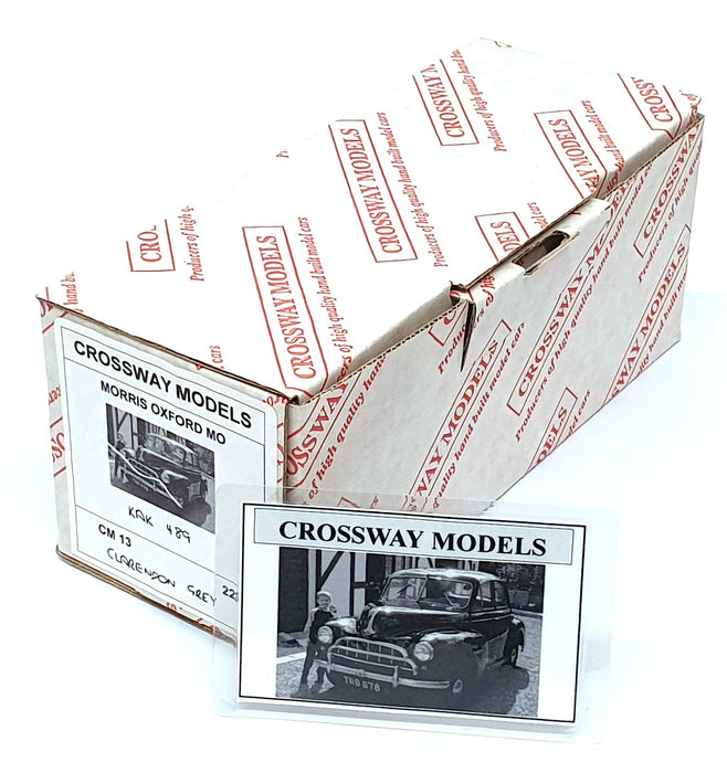 Crossway Models 1/43 Scale CM13 - Morris Oxford MO - Clarendon Grey
