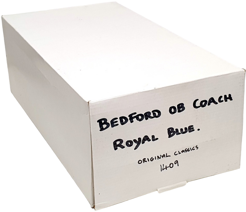 Original Classics 1/24 Scale 1409 - Bedford Duple OB Coach - Royal Blue