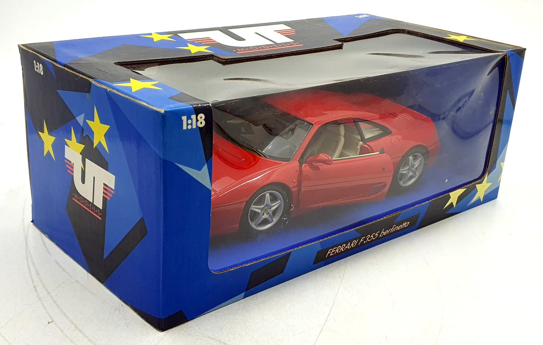 UT Models 1/18 Scale Diecast 180 074020 - Ferrari F355 Berlinta - Red/Cream Int