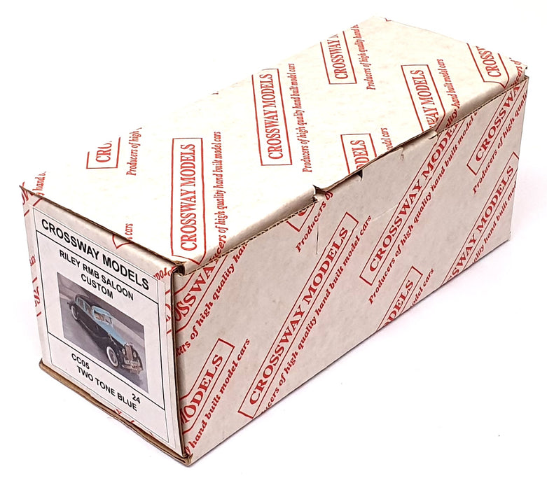 Crossway Models 1/43 Scale CC05 - Riley RMB Saloon Custom - 2-Tone Blue