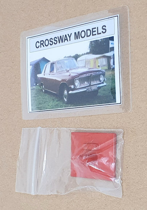Crossway Models 1/43 Scale CM09 - Ford Zephyr 6 Mk3 - Maroon