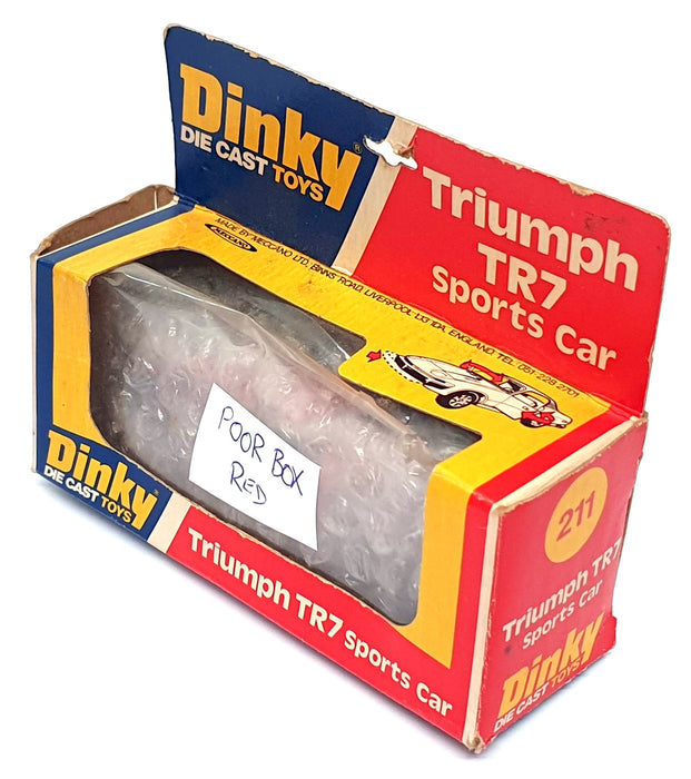 Dinky Toys Original Diecast 211 - Triumph TR7 Sports Car - Red