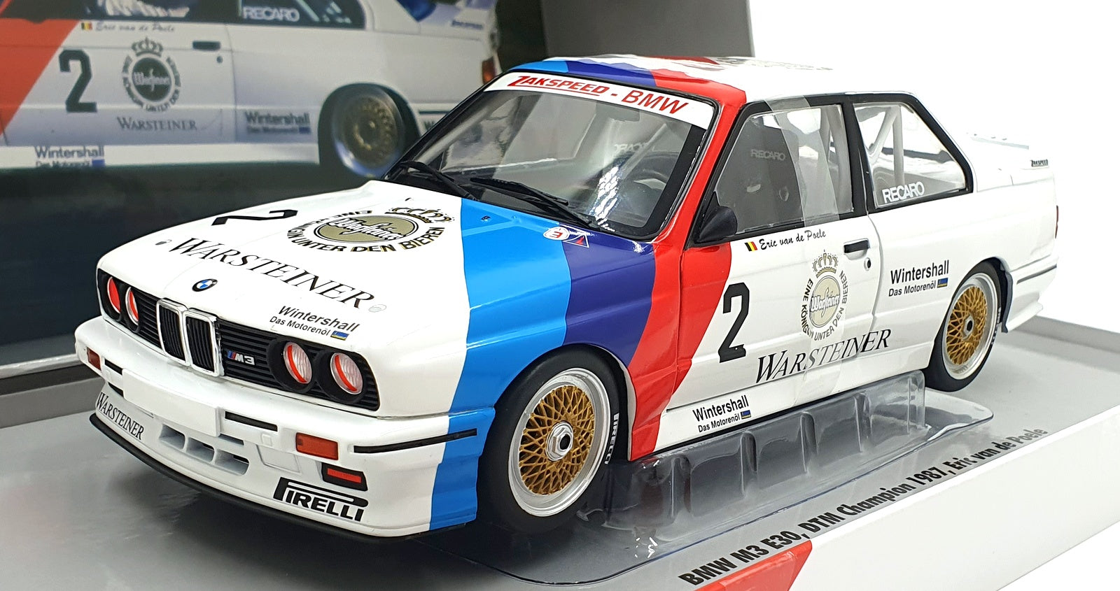 Werk83 1/18 Scale Diecast W18038001C - BMW E30 DTM #2 - Van de Poele
