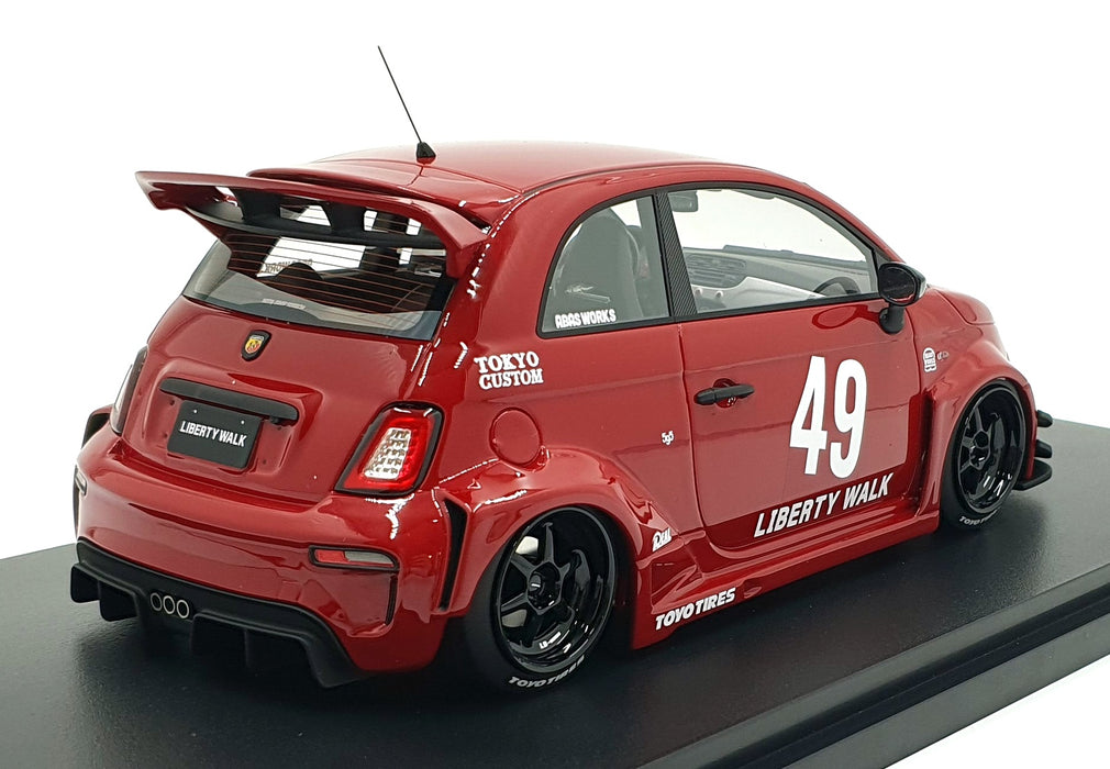 Top Speed 1/18 Scale Resin TS0613 - Fiat LB Works x Abas Works Abarth 595 #49