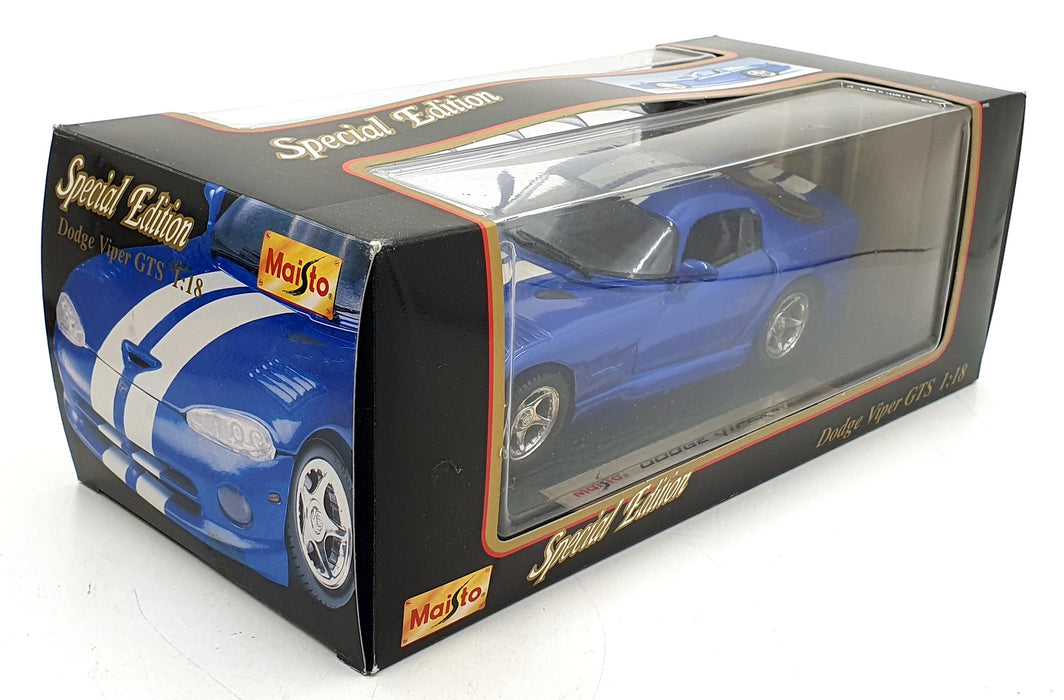 Maisto 1/18 Scale Diecast 31832 - 1996 Dodge Viper GTS - Blue