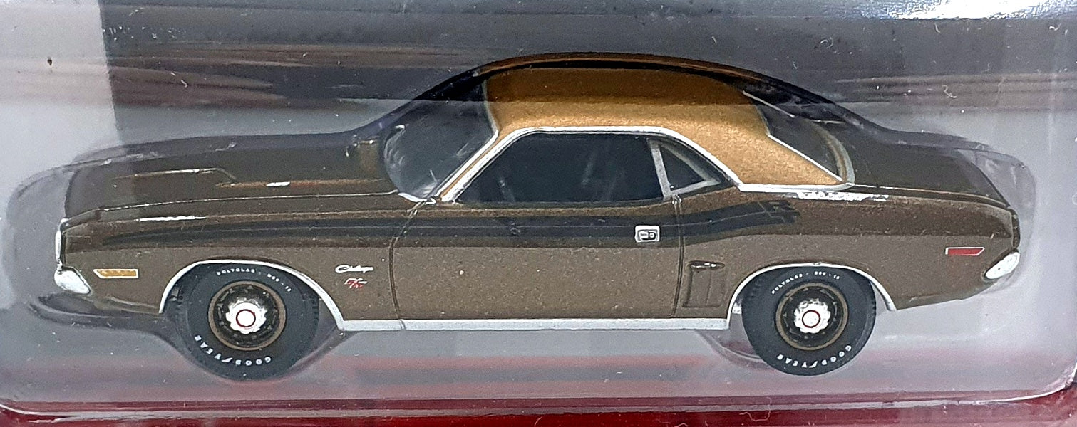 Auto World 1/64 Scale AWSP160 - 1971 Dodge Challenger RT - Met. Brown