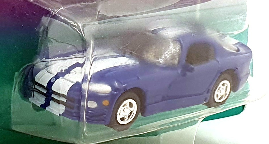 Johnny Lightning 1/64 Scale 404-05 Classic Gold 1996 Dodge Viper GTS Blue/White