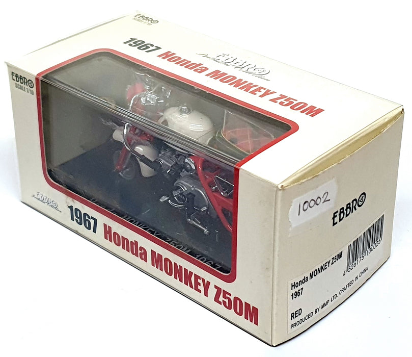 Ebbro 1/10 Scale 10002 - 1967 Honda Monkey Z50M Motorbike - Red