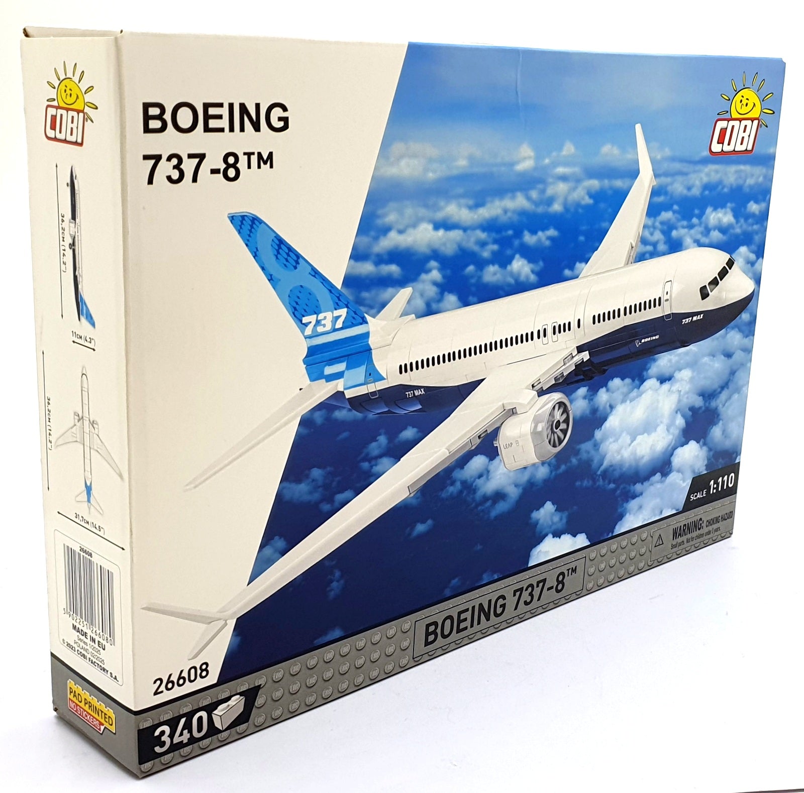 Cobi Bricks 1/110 Scale 26608 - Boeing 737-8