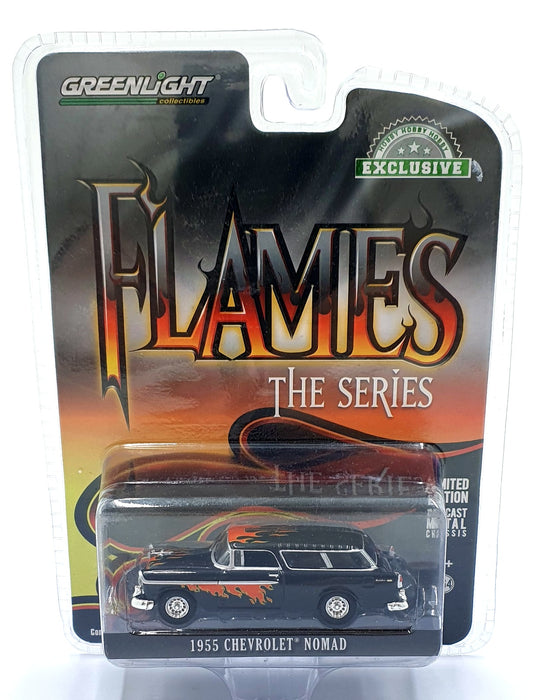 Greenlight 1/64 Scale 30117 - 1955 Chverolet Nomad - Black