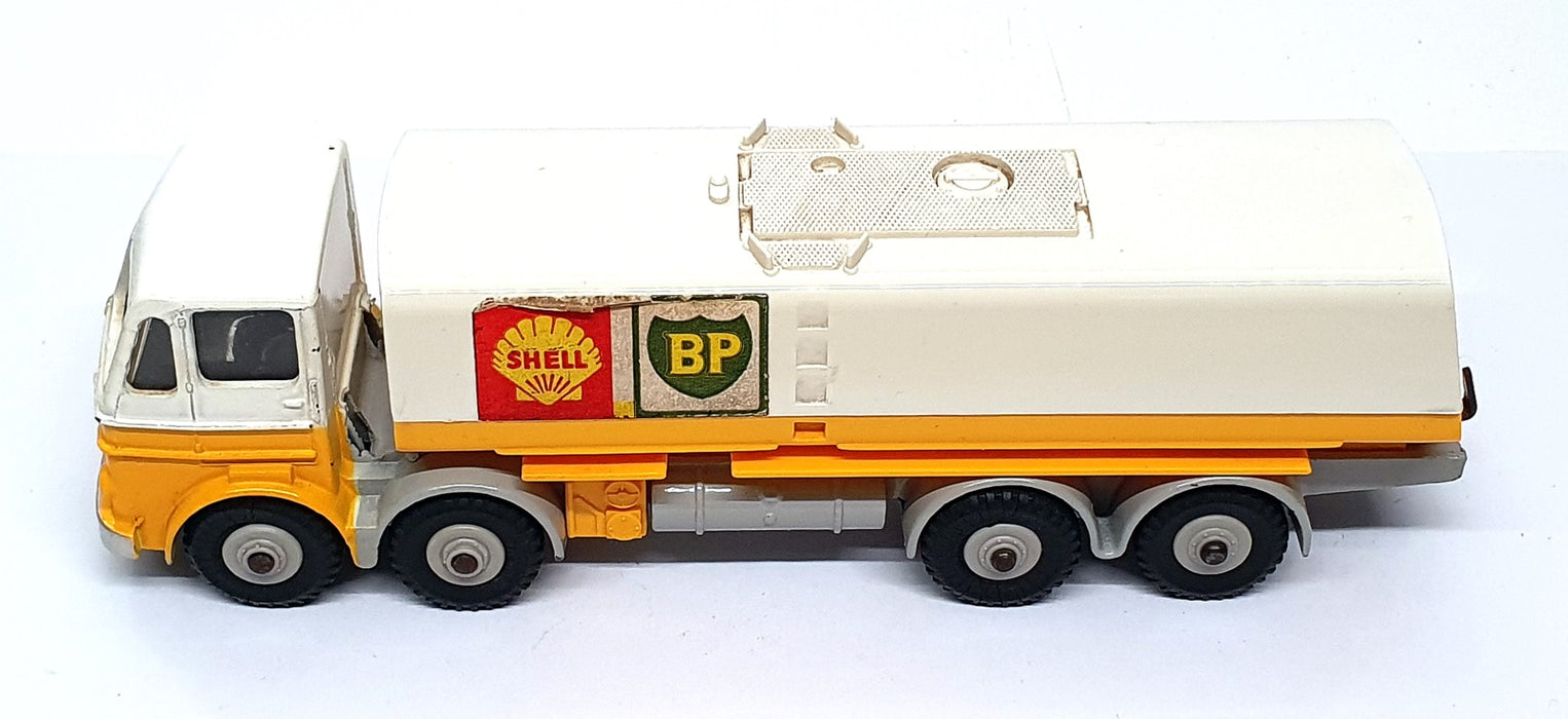 Dinky Supertoys Original - 944 Leyland Shell BP Fuel Tanker Truck - White/Yellow