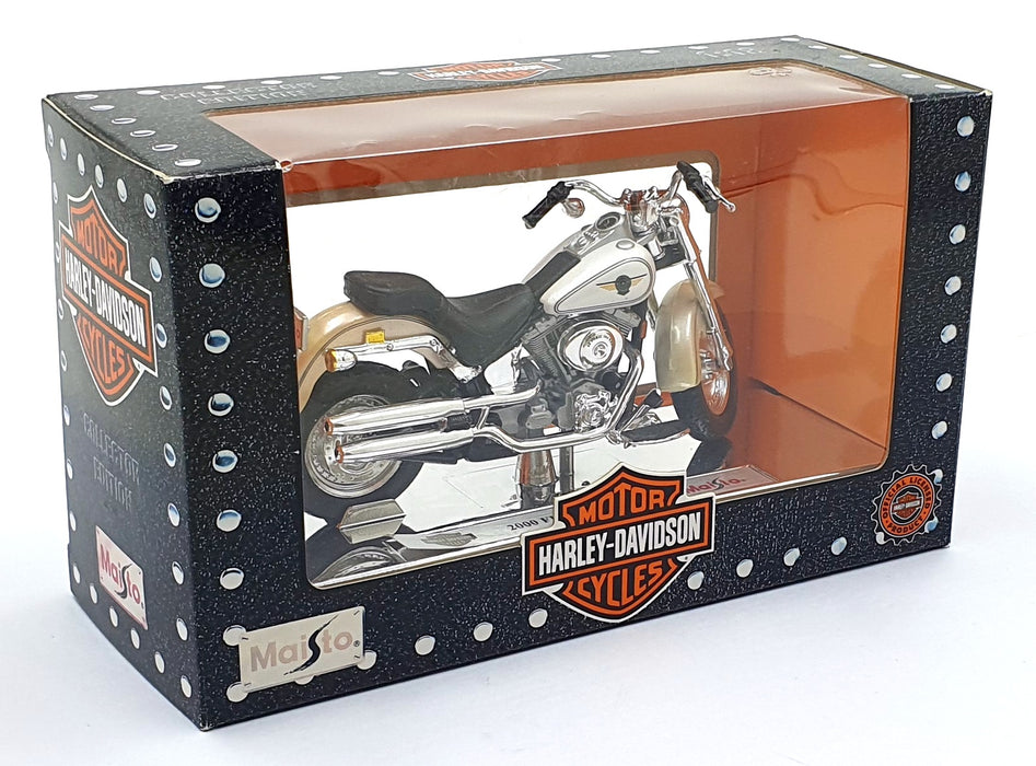 Maisto 1/18 Scale 39721 - Harley Davidson 2000 FLSTF Fat Boy