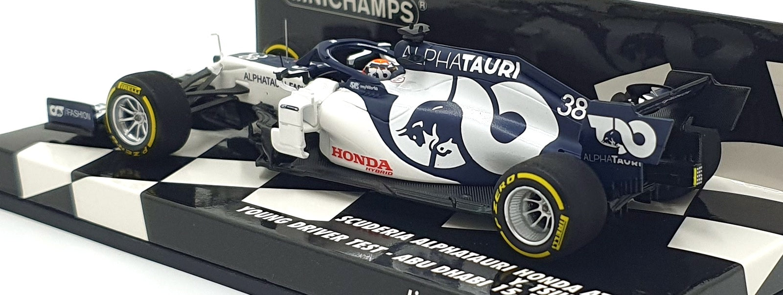 Minichamps 1/43 Scale 417 209938 - Honda AT01 #38 Test Abu Dhabi 2020