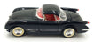 Mira 1/18 Scale Diecast 14126P - 1954 Chevrolet corvette Hard Top - Black