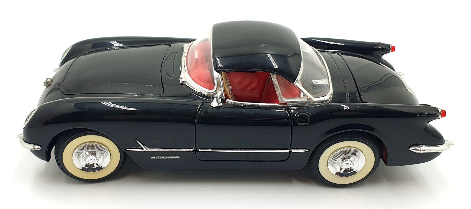 Mira 1/18 Scale Diecast 14126P - 1954 Chevrolet corvette Hard Top - Black
