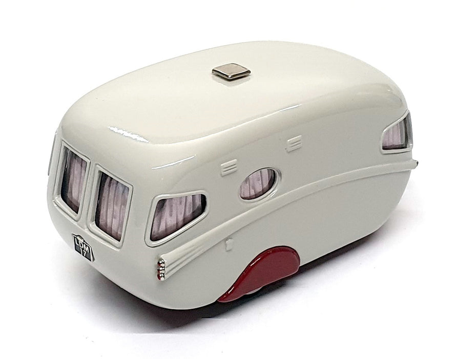 Lansdowne Models 1/43 Scale LDM17X - 1956 Willerby Vogue Caravan - Grey/Maroon