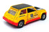Corgi 10cm Long Diecast 307 - Renault 5 Turbo Race Car #8 - Yellow/Black/Red