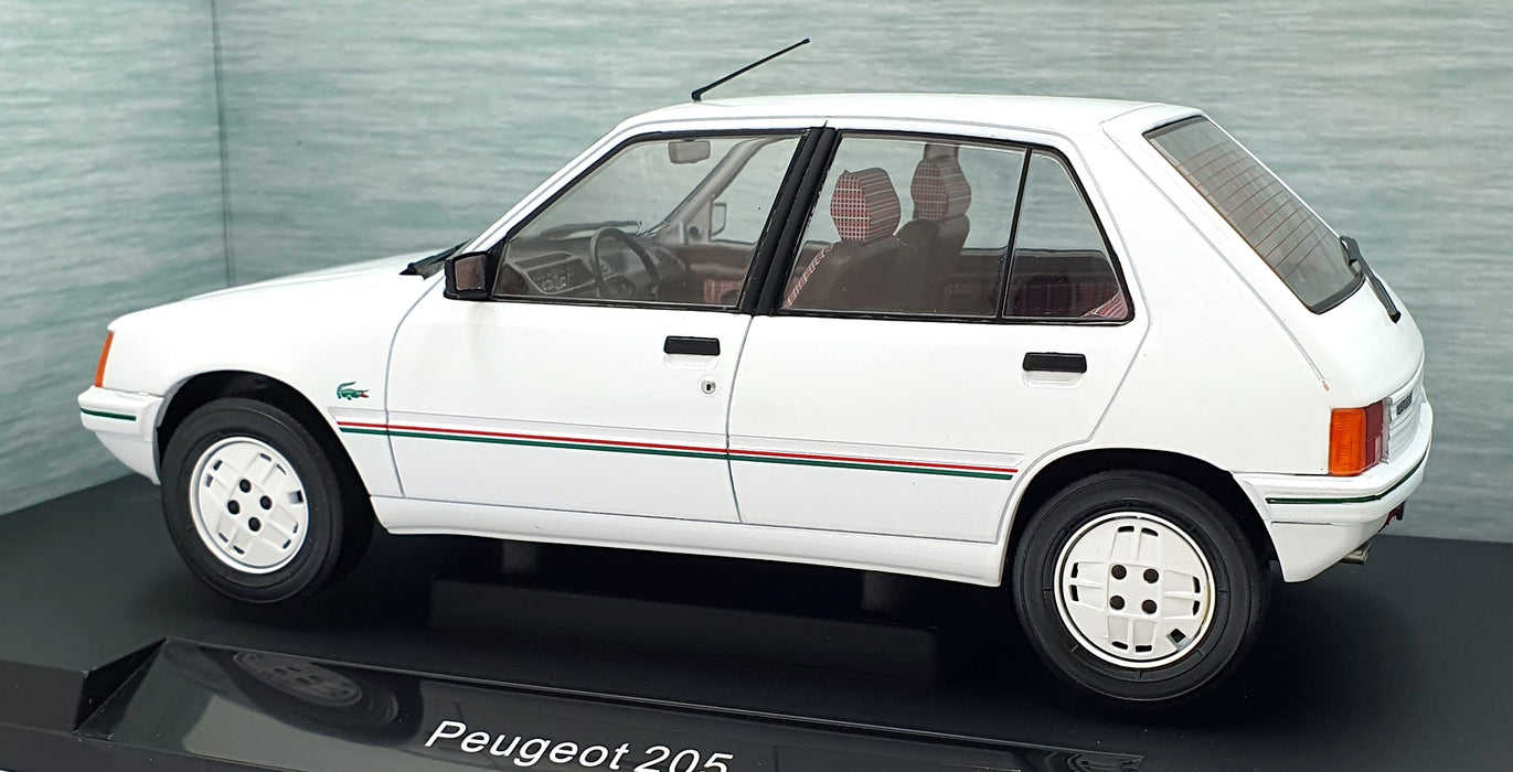 Model Car Group 1/18 Scale MCG18493 - Peugeot 205 - Lacoste White