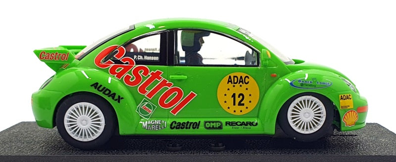 Scalextric 1/32 Scale Slot Car C2337 - VW Beetle #12 Castrol - Green