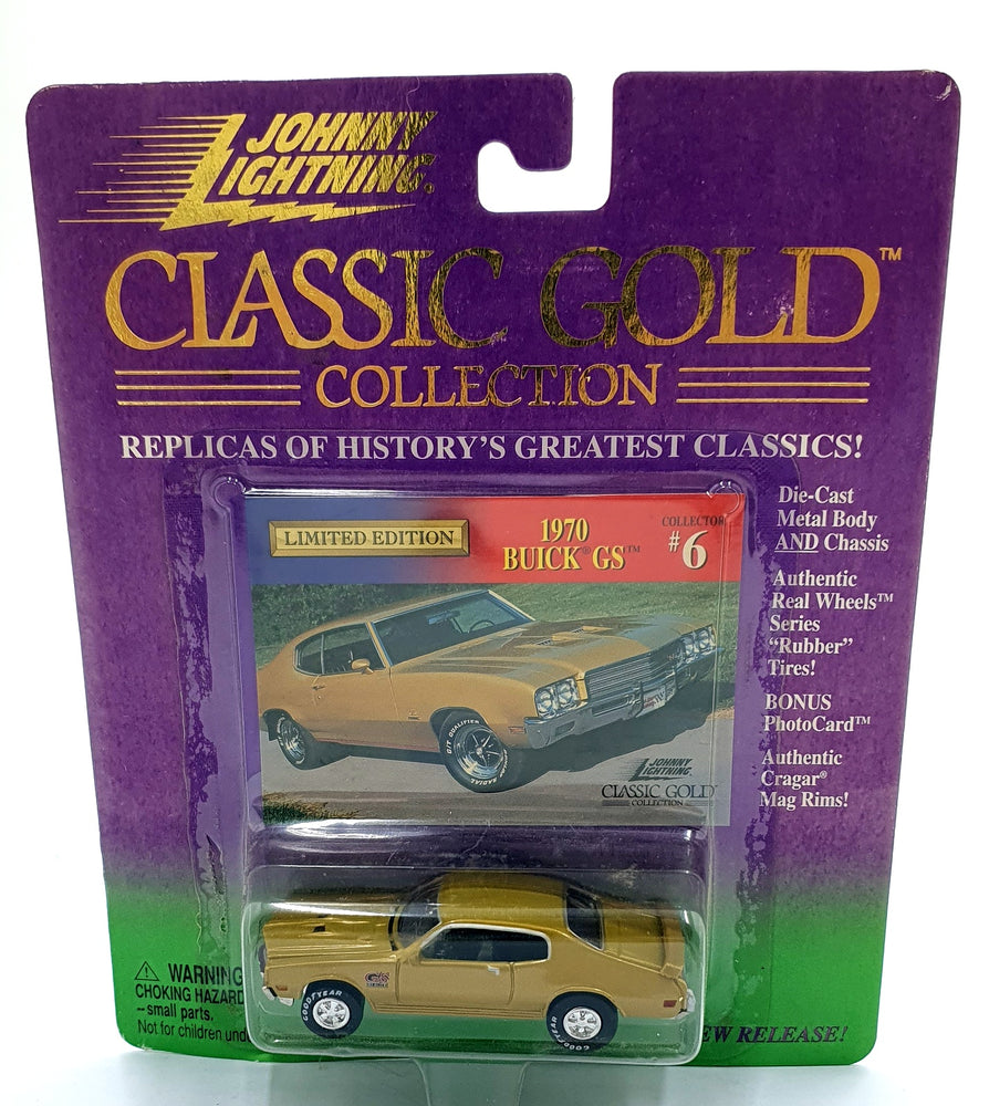 Johnny Lightning 1/64 Scale 404-01 Classic Gold 1970 Buick GS #6