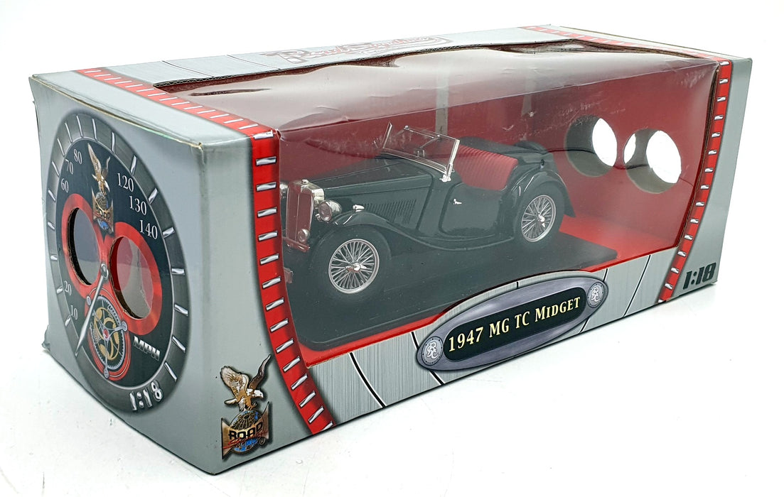 Road Signature 1/18 Scale Diecast 92468 - 1947 MG TC Midget - Black