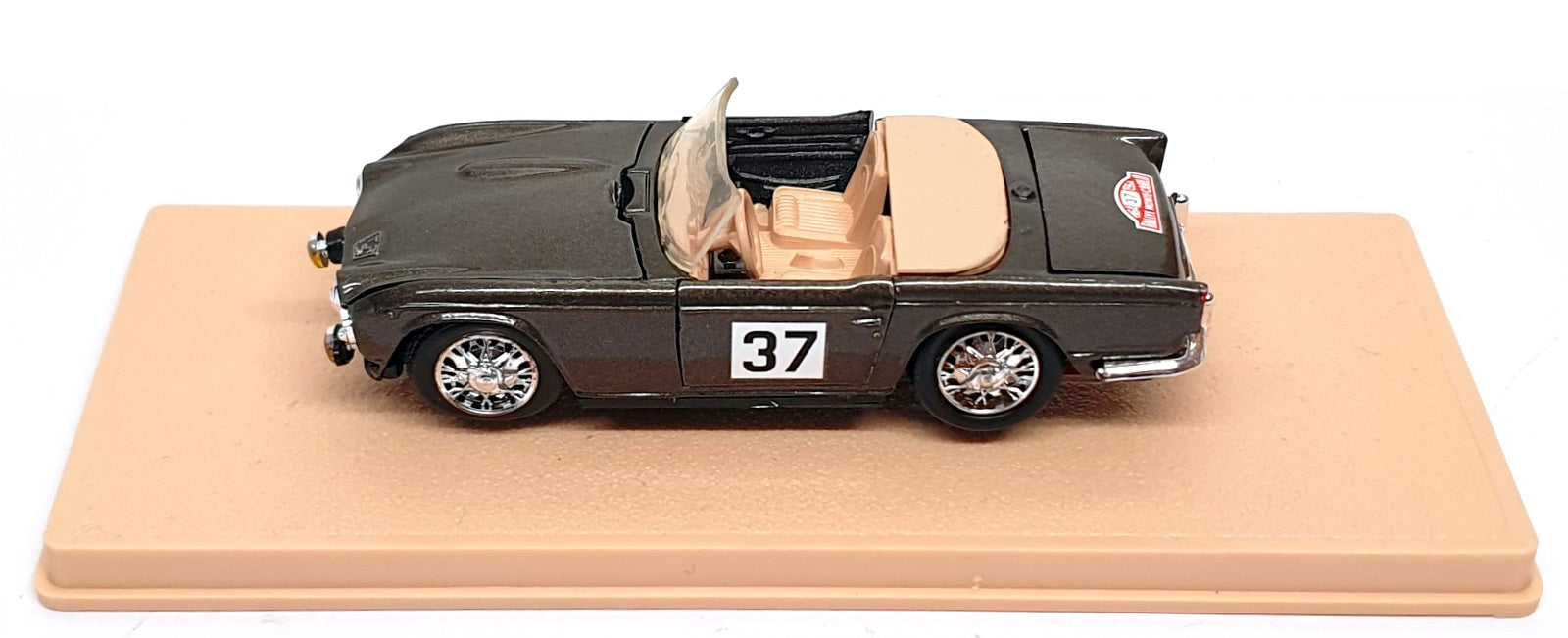 Eligor 1/43 Scale 1135 - Triumph TR5 #37 Coupe Des Alpes 1968 - Met Grey