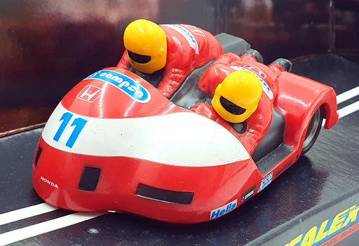 Scalextric 1/32 Scale Slotcar C238 - Honda Motorbike/Side Car #11 "Racing Red"