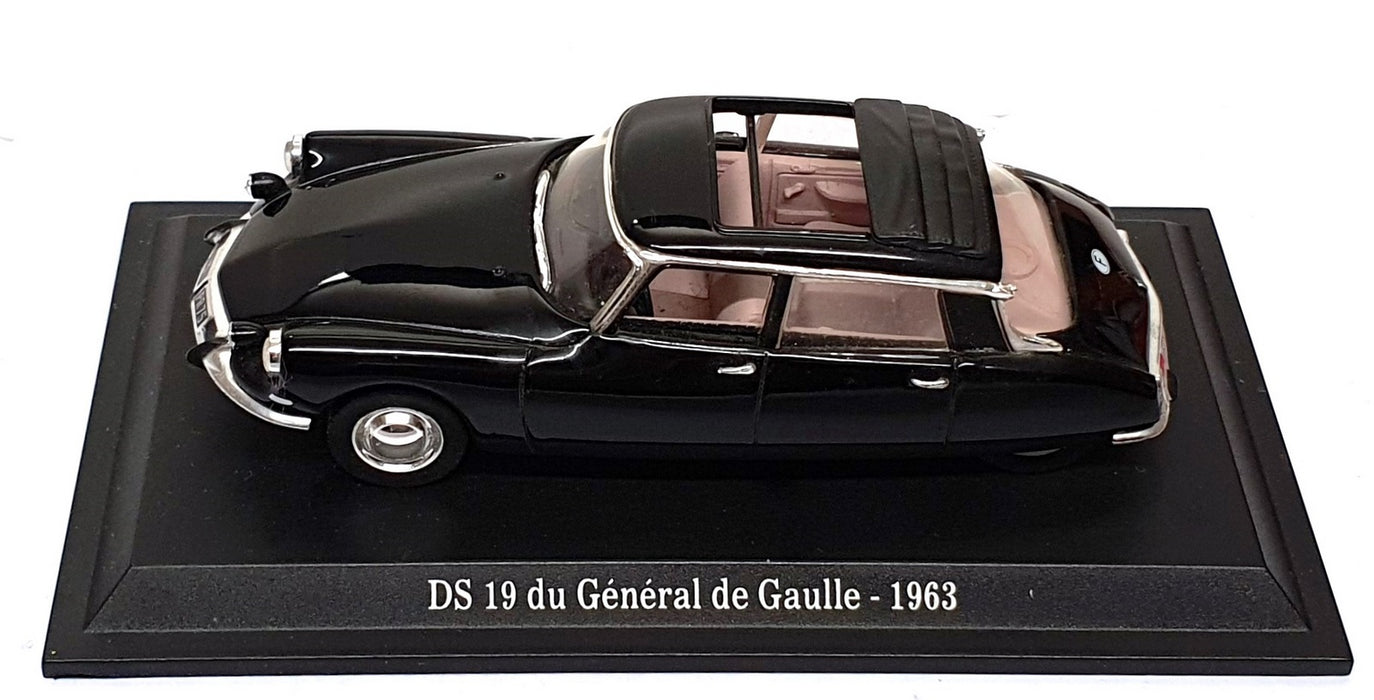 Altaya 1/43 Scale 310326C - Citroen DS 19 General de Gaulle - Black